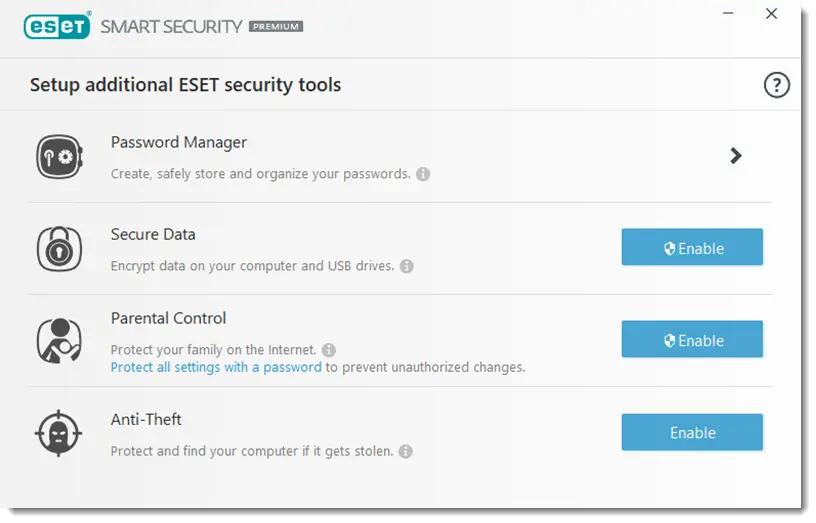 ابزار های امنیتی و کاربردی ESET Smart Security Premium