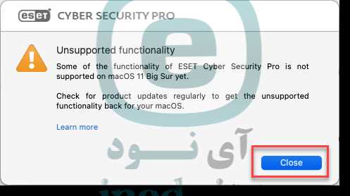 نصب و فعال سازی ESET Cyber ​​Security روی مک