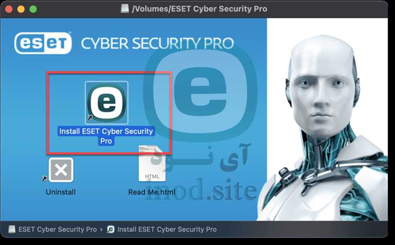 نصب و فعال سازی ESET Cyber ​​Security روی مک
