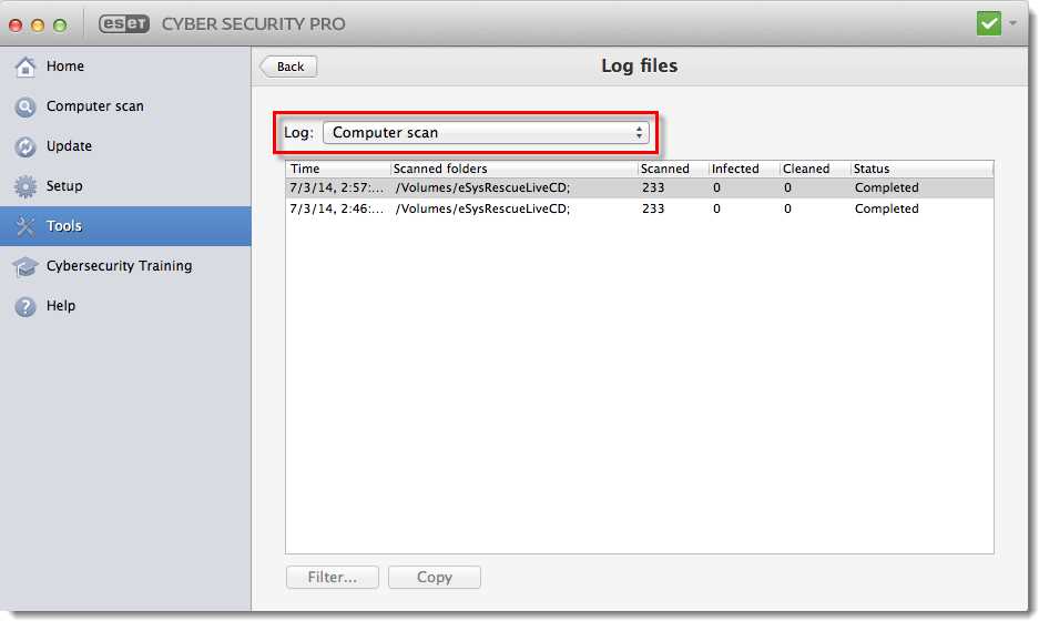پشتیبانی فنی ESET