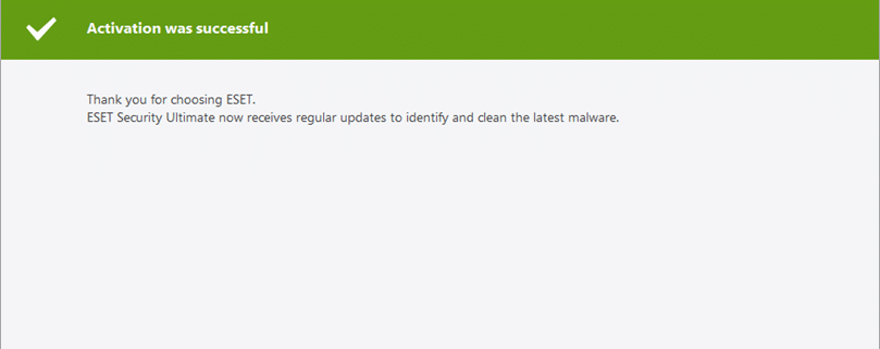محصولات خانگی ESET را با استفاده از کلید فعال سازی اکتیو کنید!
