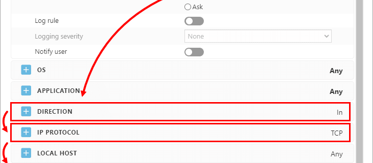 برای اجازه دادن به اتصالات RDP در ESET PROTECT ویرایش کنید!