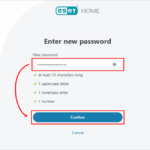 نحوه تنظیم مجدد رمز عبور ESET HOME نحوه تنظیم مجدد رمز عبور ESET HOME