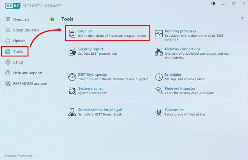 فایلهای لاگ ایجاد شده توسط محصولات ESET را پیدا کنید!