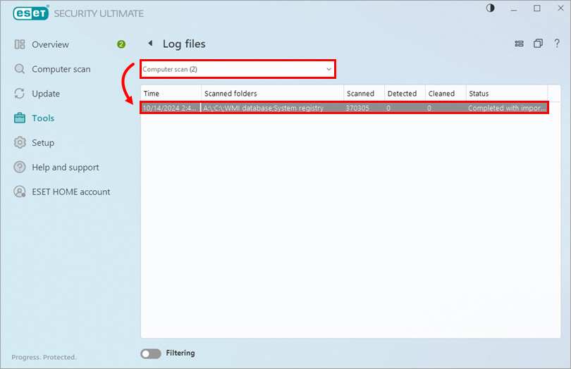 فایلهای لاگ ایجاد شده توسط محصولات ESET را پیدا کنید!