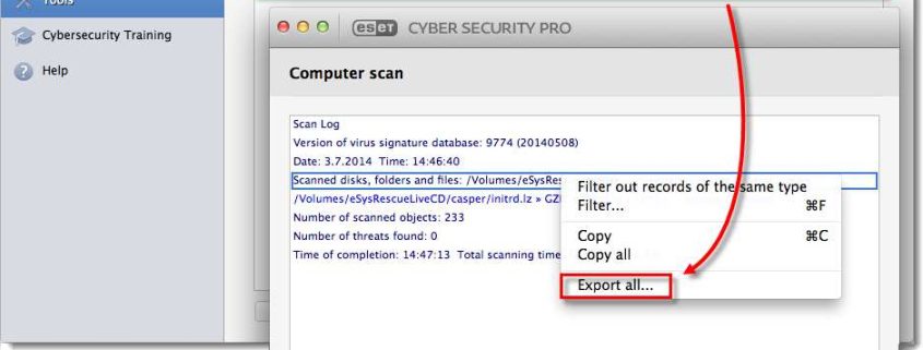 فایلهای لاگ ایجاد شده توسط محصولات ESET را پیدا کنید!