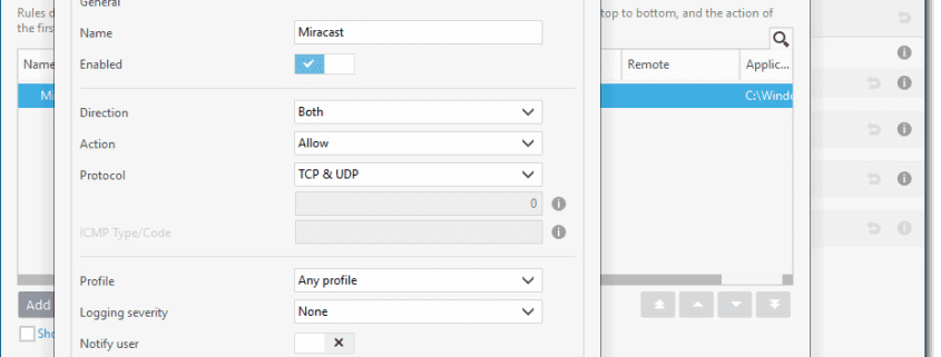 اجازه اتصال بیسیم به نمایشگرها یا پروژکتورها در محصولات ESET Endpoint