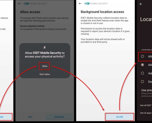 تنظیم محافظت ضد سرقت در ESET Mobile Security برای اندروید!