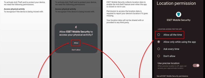 تنظیم محافظت ضد سرقت در ESET Mobile Security برای اندروید!