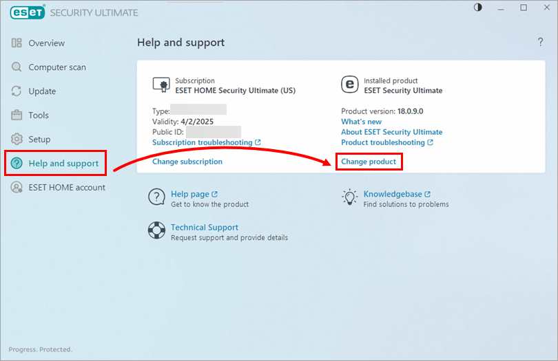 آنتی ویروس خانگی ESET Windows