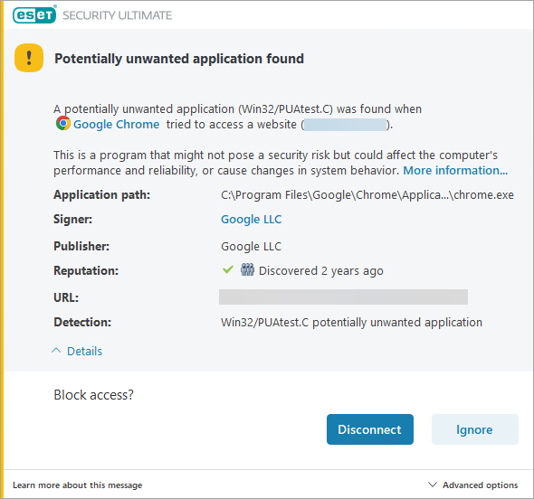 راهنمای اقدامات لازم پس از شناسایی تهدید امنیتی توسط ESET!